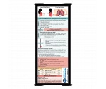 WhiteCoat Clipboard® Trifold - Black Respiratory Therapy Edition